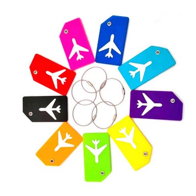 Silicone Luggage Tag With Name ID Card