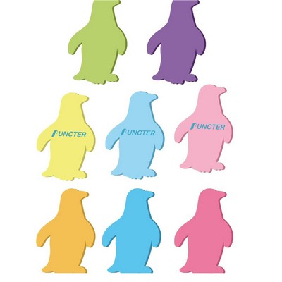 50 Sheets 2.36 x 3.15" Adhesive Penguin Shape Sticky Notes Notepaper
