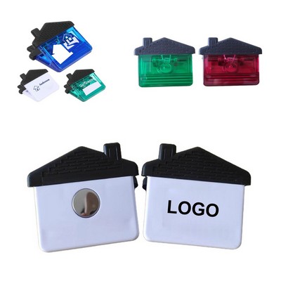 House Magnetic Memo Clip w/Strong Grip