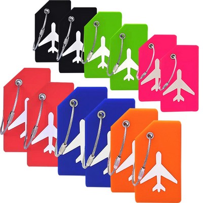Soft silicone luggage tags