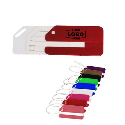 Anodized Aluminum Travel Luggage Tag