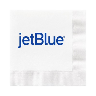 3-Ply White Beverage Napkin
