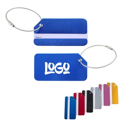 Aluminum Alloy Airplane Luggage Tag