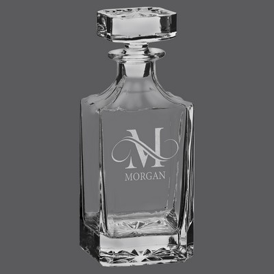 Polar Camel 750mL Square Glass Decanter