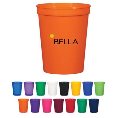 12 Oz Reusable Plastic Stadium Cups