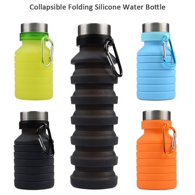 18 Oz. Collapsible Water Bottles